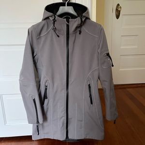 Ilse Jacobsen Hornbaek Regular Fit Hooded Raincoat grey